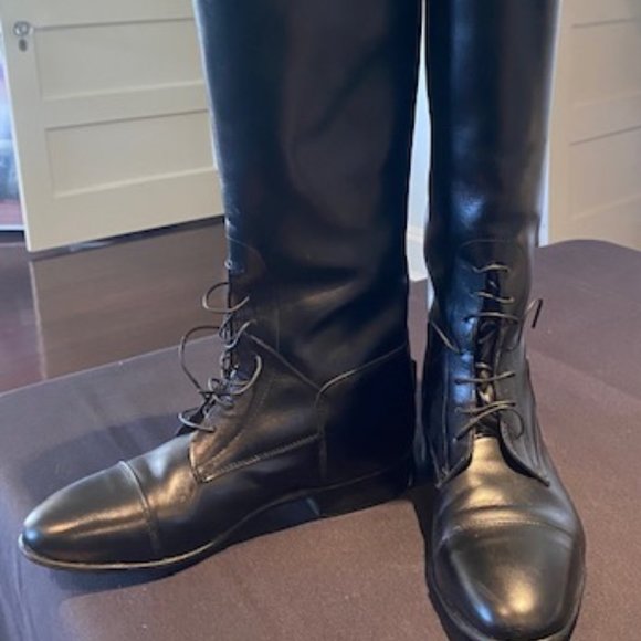 Konig Black Riding Boots - Picture 2 of 3